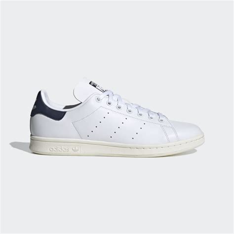 Weiße, blaue adidas Stan Smith online 